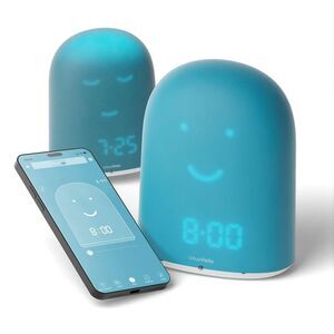 UrbanHello REMI 5-in-1 Baby Sleep Tracker and Training Clock Night Light - Blue-